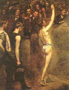 Thomas Eakins Salutat oil on canvas